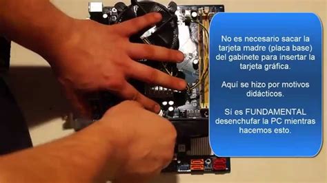 Colocar O Instalar Una Placa De Video Gr Fica Pci Express Youtube