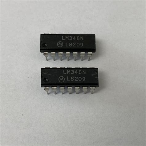 LM348N MOTOROLA INTEGRATED CIRCUIT DIP-14 x2PCS - Langrex