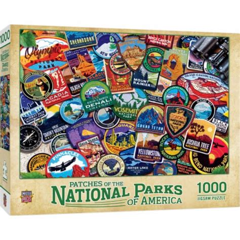 National Parks Patches 1000pc 1 Unit Fred Meyer