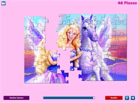 Princess Games: Barbie and Pegasus - FreePrincessGames.net