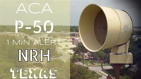 Aca P 50 Siren Test 1 Min Alert Nrh Tx Tarrant Cosiren Test