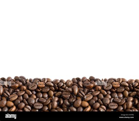 Coffee Beans Border With Copy Space Stock Photo Alamy