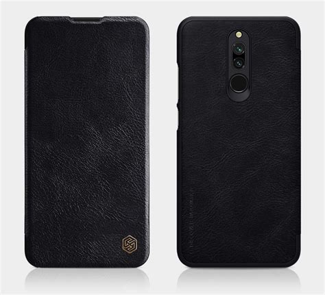 NILLKIN Leather Phone Case For Xiaomi Redmi 8 Brown