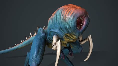 3d Model Creature Gameready Vr Ar Low Poly Rigged Animated Cgtrader