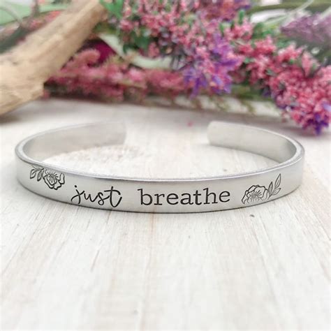 Breathe Bracelet Etsy