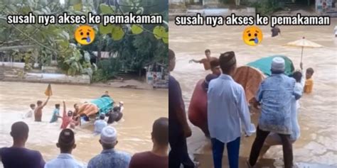 Karena Tidak Ada Akses Jembatan Warga Di Sumut Ini Terpaksa Gotong