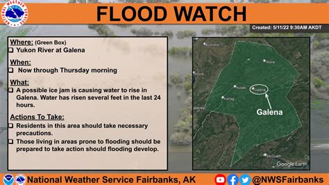 Nws Fairbanks On Twitter A Flood Watch Has Been Issued For The Yukon