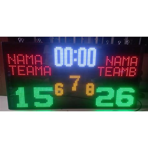 Jual Score Board Futsal Papan Skor Digital Wireless Scoreboar Sepak