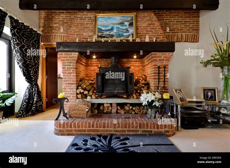 Pictures Of Stoves In Brick Fireplaces Fireplace Guide By Linda