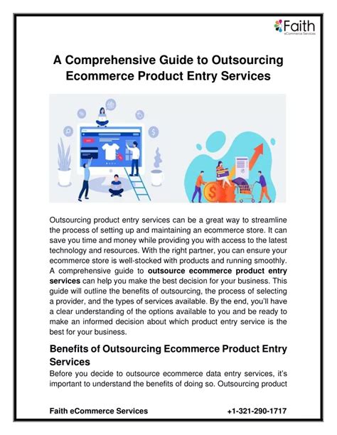 Ppt A Comprehensive Guide To Outsourcing Ecommerce Product Entry