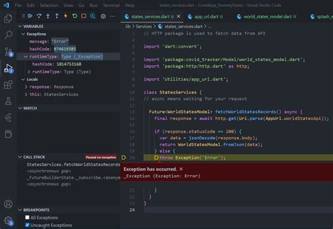 Json Flutter Api Throwing Exception Stack Overflow