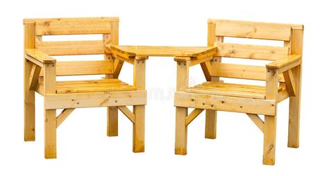 Soft Wood Garden Furniture Stock Photo - Image: 47111270