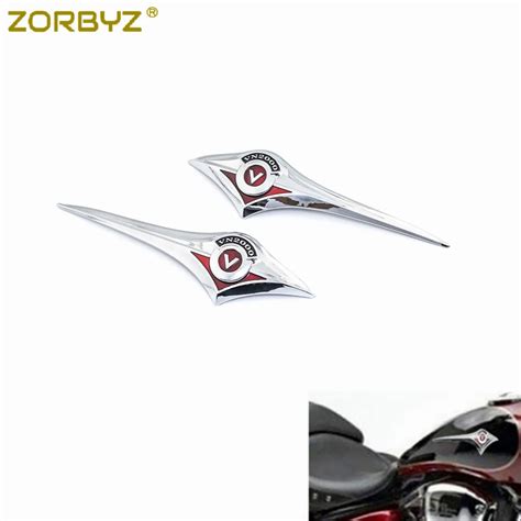 Zorbyz Emblema De Tanque De Gas Cromado Para Motocicleta Pegatina