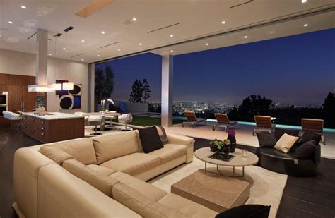 Large Modern Home With Lovely City Views Bel Air Los Angeles