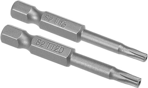 Uxcell T15 T20 Magnetic Security Torx Screwdriver Bit Set Of 20 Pcs