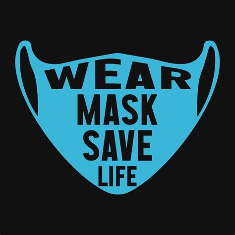 Wear Mask Save Life Tshirt Design 21933429 Vector Art At Vecteezy