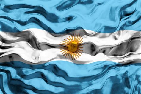 Premium Photo | National flag of argentina background with flag of ...