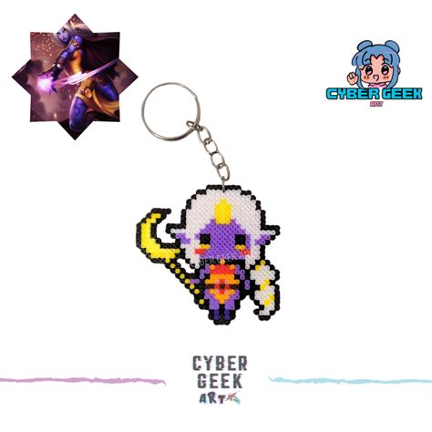 Soraka League Of Legends Pixel Art Hama Beads Shopee Brasil