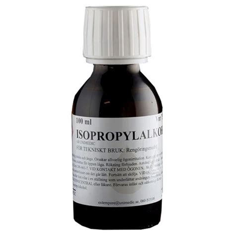 Isopropylalkohol 100 Ml Unimedic Apotek Hjärtat