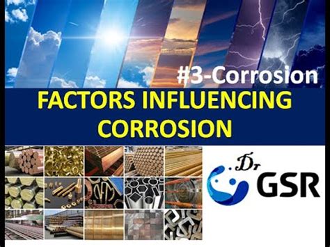 3 Factors Influencing Rate Of Corrosion YouTube