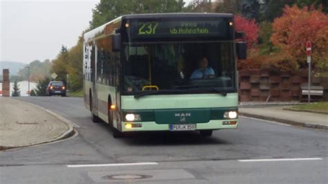 MAN NÜ 263 am Busbahnhof Sebnitz YouTube