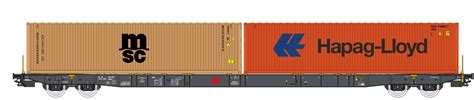 Igra Containertragwagen Sggnss Ermewa Ep Vi Msc Hapag Lloyd