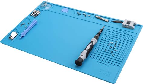 Preciva 450 300mm Tapis à Souder en Silicone avec Magnétique Section