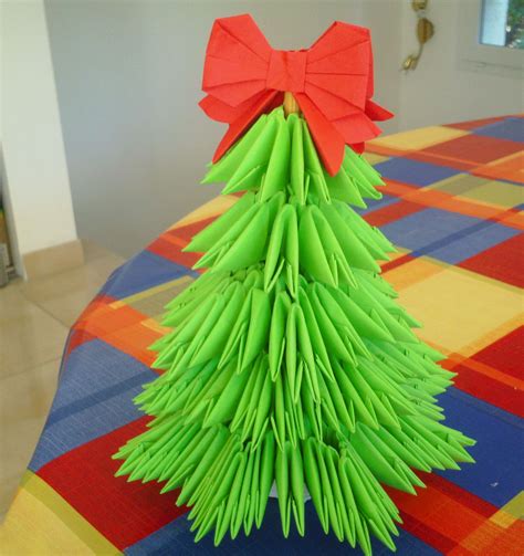 Comment Réaliser Un Sapin De Noël En Origami 3D Origami 3D avec