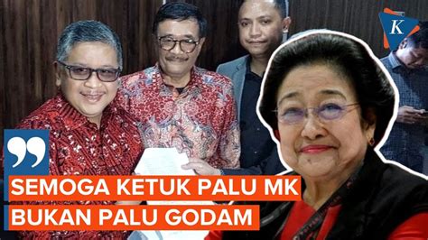 Hasto Sampaikan Surat Megawati Untuk Hakim Mk Jelang Sidang Putusan