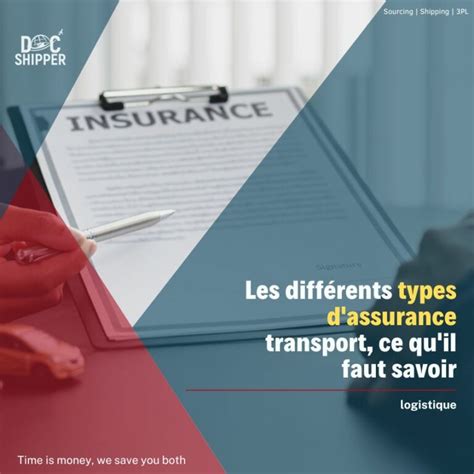 Les Diff Rents Types D Assurance Transport De Marchandises