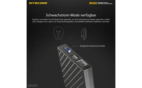 Nitecore Powerbank Nb Fritz Berger Campingbedarf