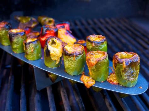 Grilled Stuffed Jalapeno Peppers Dad Cooks Dinner