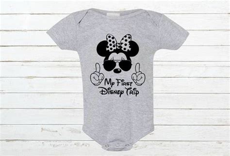 My First Disney Trip Baby Bodysuit Disney Outfits Disneyland