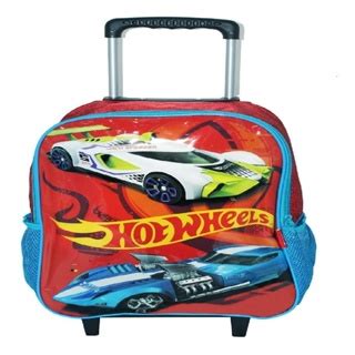 Kit Mochila Hot Wheels Estojo Infantil Rodinhas Oficial Esco Shopee