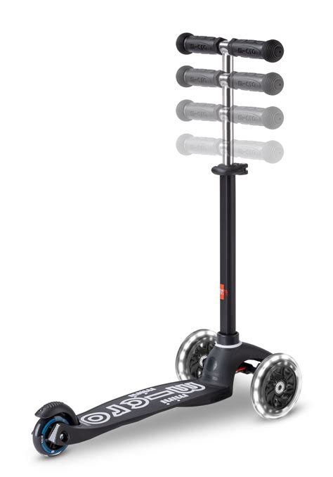 Mini Micro Deluxe Eco Led Black Micro Scooter Free Shipping