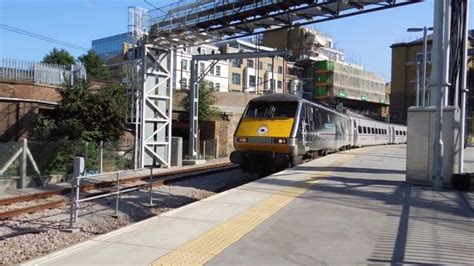 East Coast Class 91 91110 Battle Of Britain Memorial Flight Departing Kings Cross Youtube