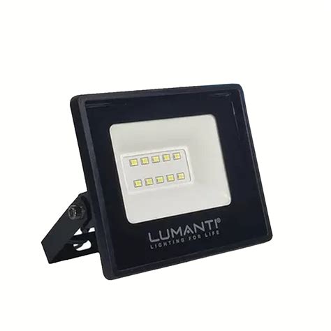 Refletor Led Smart 3000K 10W Preto Bivolt Lumanti