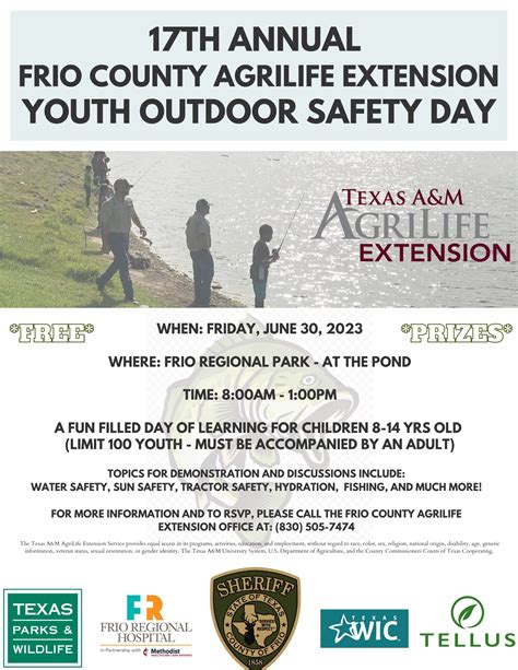 Frio County Agrilife Extension Youth Outdoor Day Frio