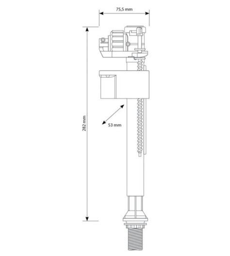 SIAMP 99B Bottom Entry Fill Valve Hart Plumbing Spares