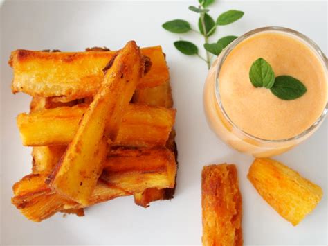 Fried Yuca Sticks With Fiery sauce - Addictive Super Bowl Munchies ...