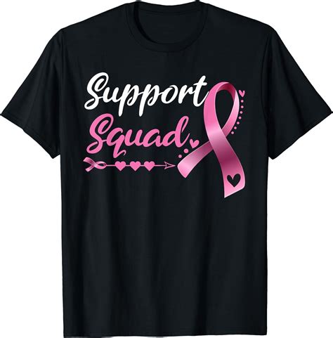 Breast Cancer Warrior Support Squad Breast Cancer Awareness T Shirt