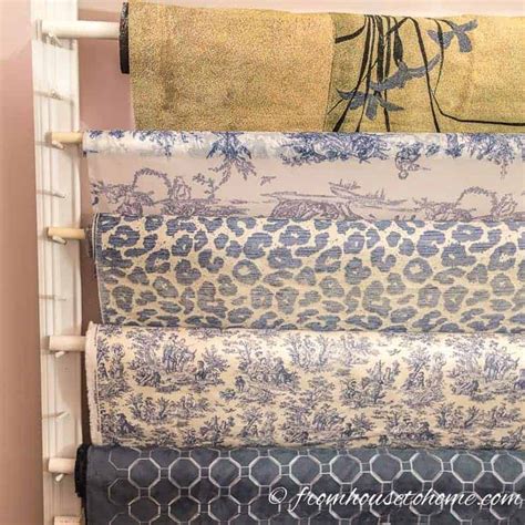 How To Make a Fabric Roll Storage Rack