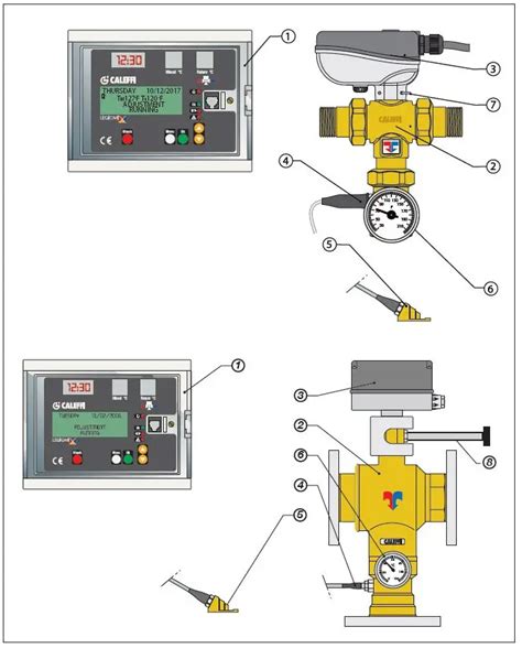 Caleffi 6000 Series Legiomix Electronic Mixing Valve Owners Manual