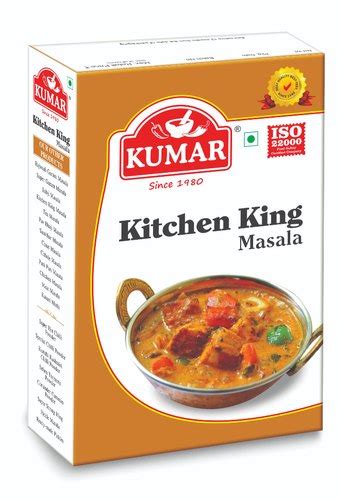 Kumar Kitchen King Masala Packaging Size 500 G Packaging Type Box