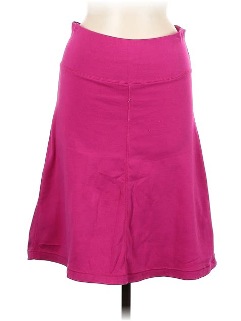 Old Navy Solid Pink Casual Skirt Size M Off Thredup