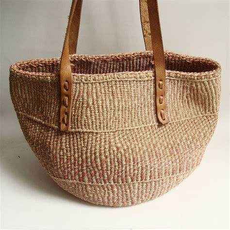 Woven Straw Bag Sisal Bag Southwestern Woven Bag Shoulder Tote