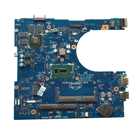 SZWXZY carte mère pour DELL 5558 composant pc portable reconditionné