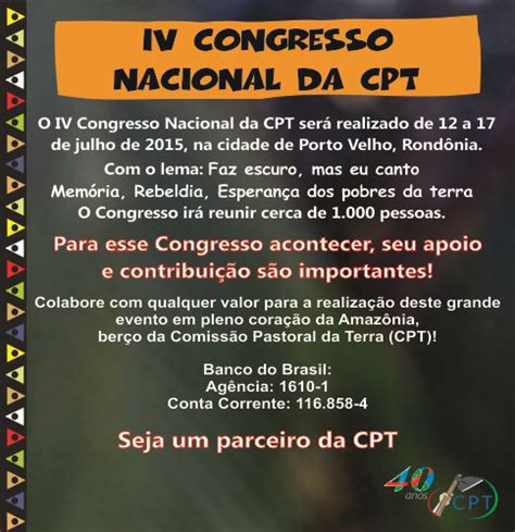 Iv Congresso Nacional Cpt Bahia