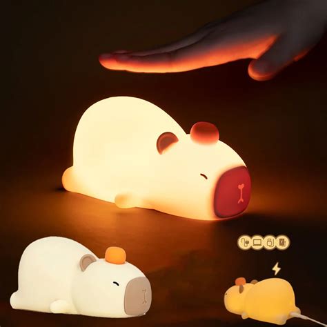 Veilleuse LED En Silicone Aste Par USB Lampe De Nuit De Sommeil