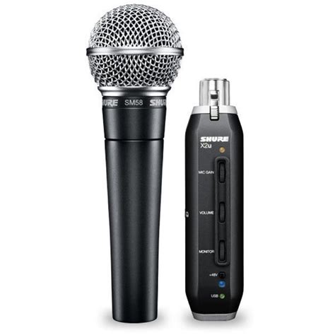 Shure SM58-X2U USB Digital Microphone Bundle – Sonic Circus